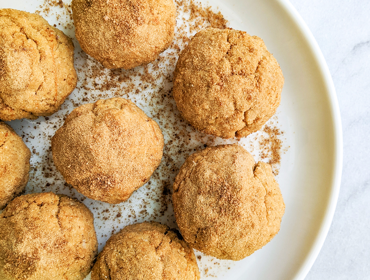 Grain-Free Carrot Cake Donut Holes (AIP, Vegan)